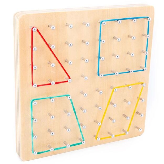 Geoboard - puzzle with rubber bands 4282