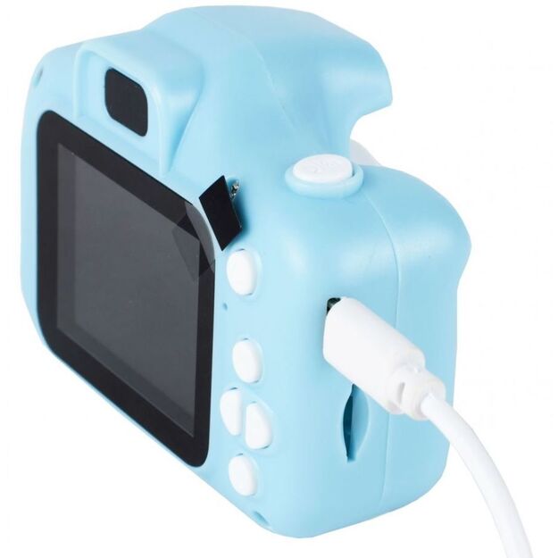 Interaktyvus vaikiškas fotoaparatas (mėlynas)