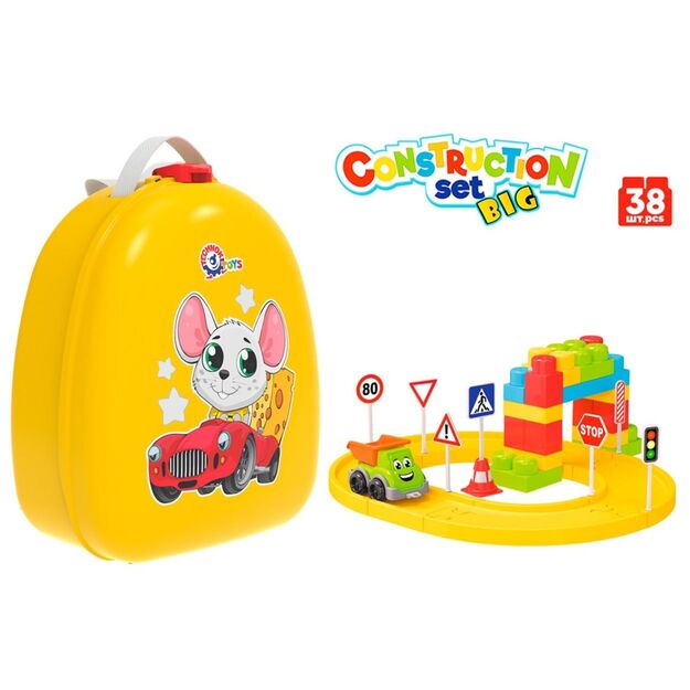 Construction kit with backpack 8652