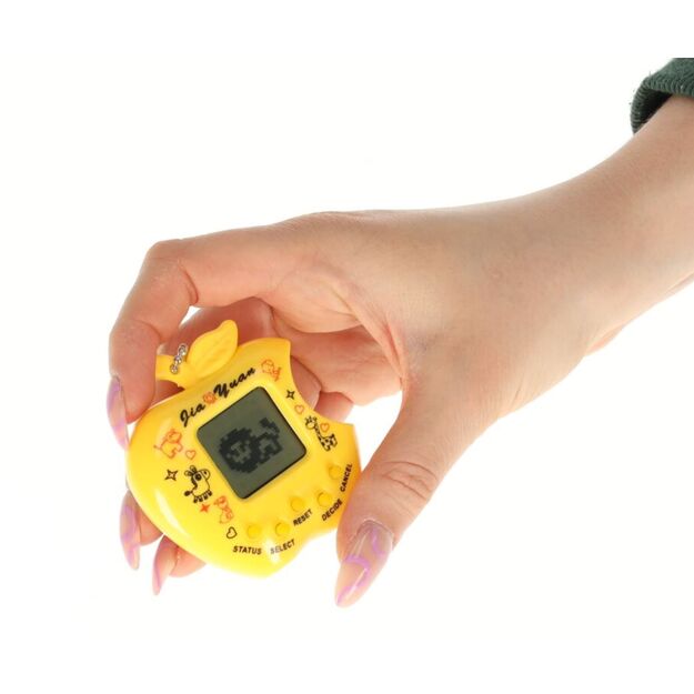 TAMAGOTCHI žaislinis elektroninis augintinis Obuolys (geltonas)