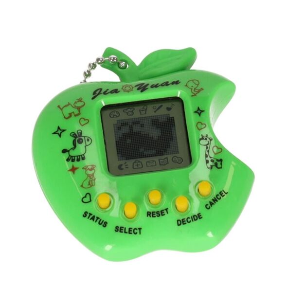 TAMAGOTCHI žaislinis elektroninis augintinis Obuolys (žalias)