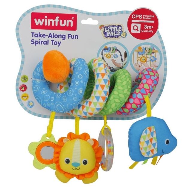 Spiralinis winfun kūdikių žaislas