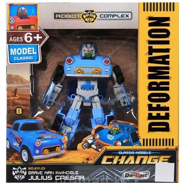 Robotas transformeris - Mėlynas automobilis