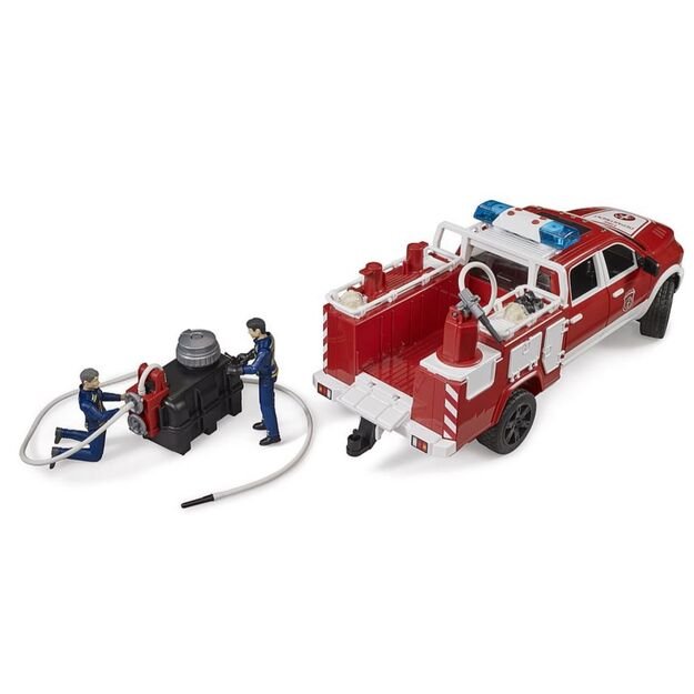 BRUDER fire truck RAM 2500 with accessories 02544