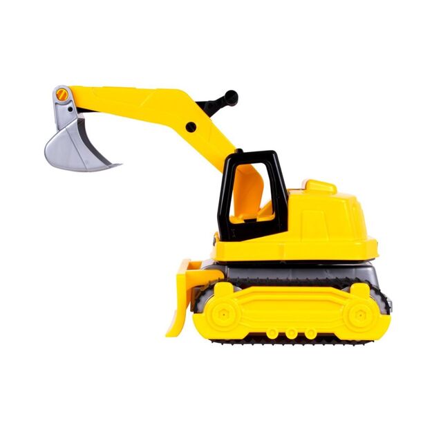 Toy plastic excavator (yellow)