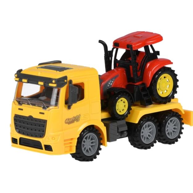 Sunkvežimio ir traktoriaus rinkinys su garsais ir šviesomis