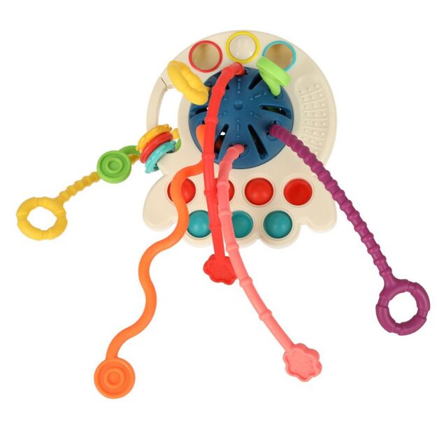 Montessori sensory anti-stress toy - chewer 4in1