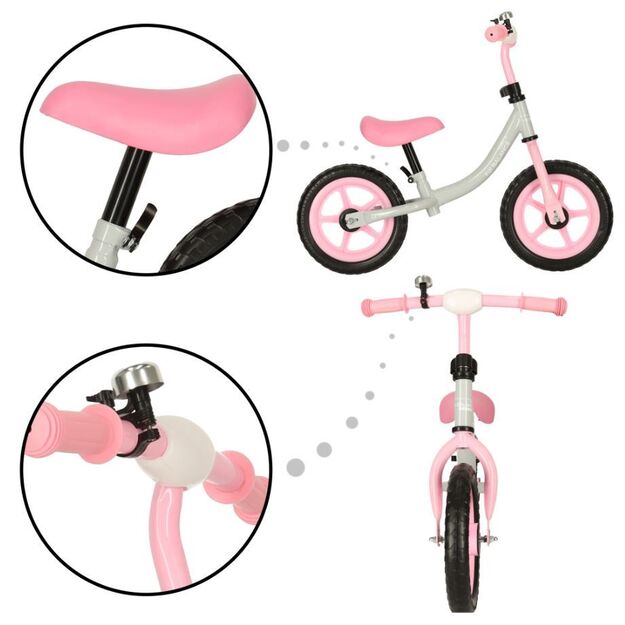 Balansinis pasispiriamas dviratis (rožinis) 4610