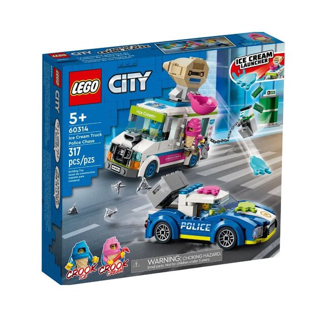 LEGO City 60314 Ledų sunkvežimio policijos gaudynės