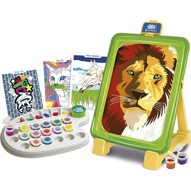 Creative painting set for children with easel 18677