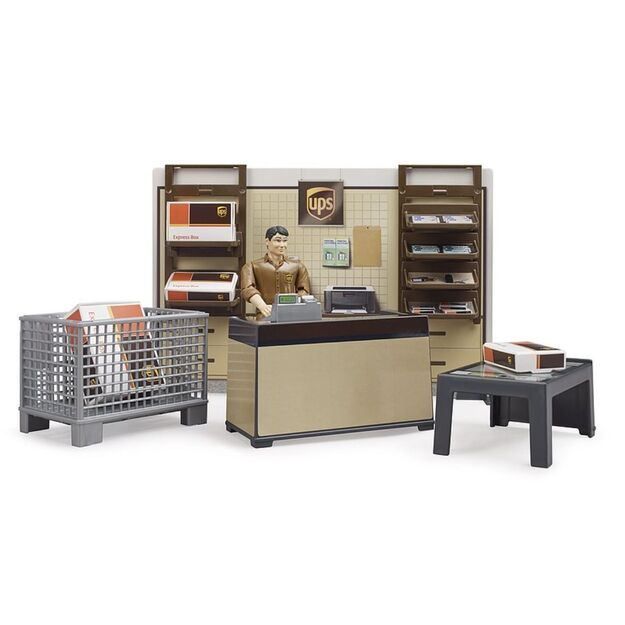 BRUDER 62250 UPS parcel compartment with accessories