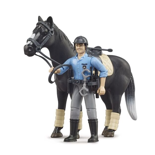BRUDER priedas - Policininkas su arkliu 62507