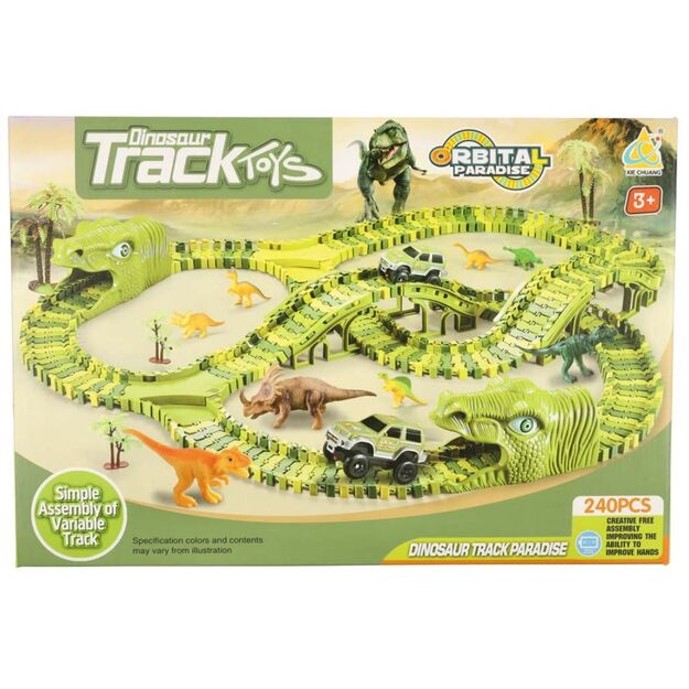 Car racing track Dinosaur Park 269 pieces