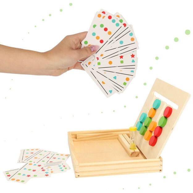 Montessori medinis loginis žaidimas spalvos