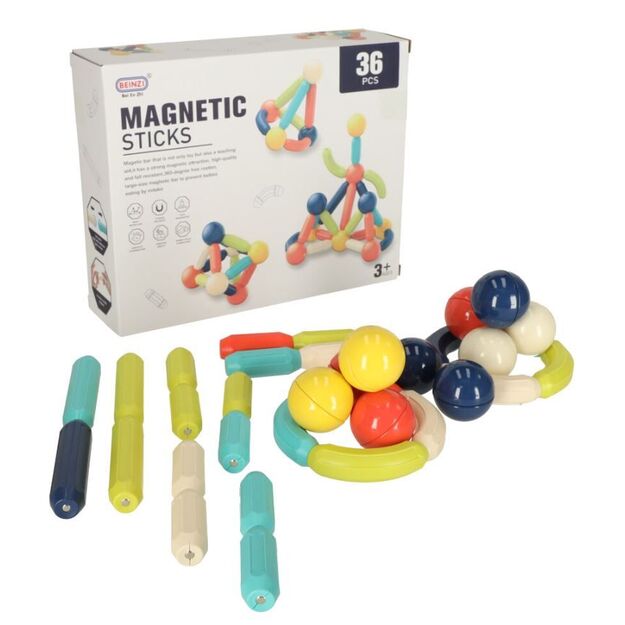 Magnetic block constructor 36 parts