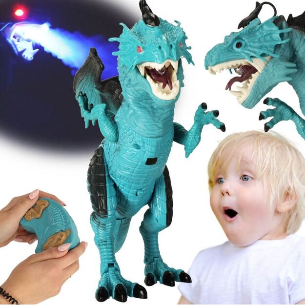 Dinozauras valdomas nuotoliniu pulteliu su garsais ir šviesomis (4890)