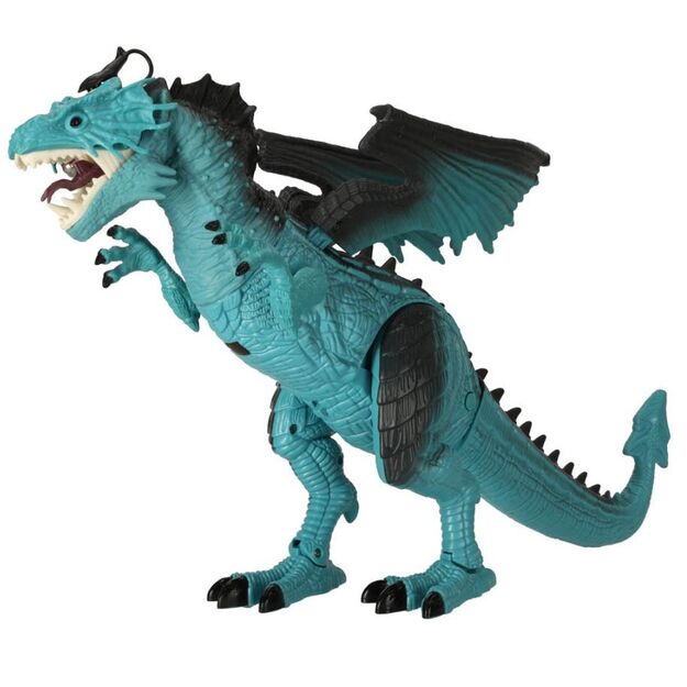 Remote controlled dinosaur with sounds and lights (4890)