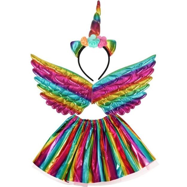 Carnival Unicorn Costume for Girls (Wings and Headband) 4904