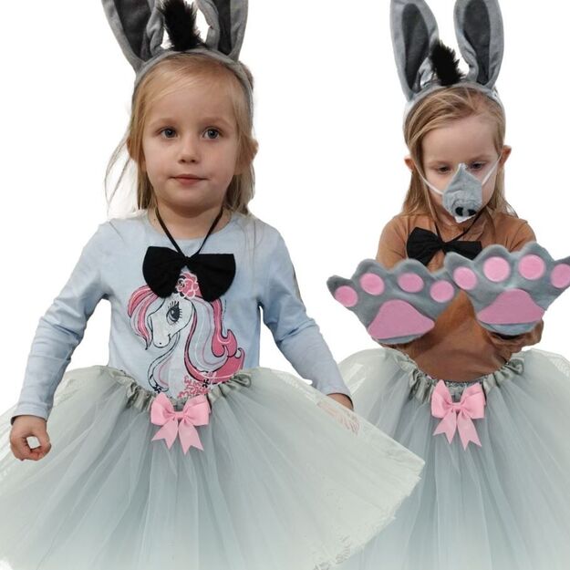 Carnival donkey costume for a girl 7 pieces 4905