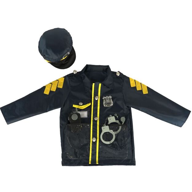 Children's policeman costume with accessories 4909