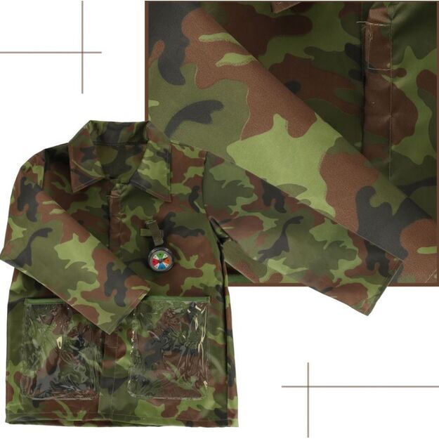 Children's soldier costume with accessories 4913