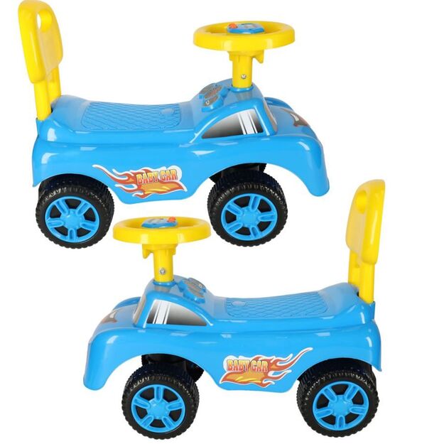 Push car - pusher with sounds, blue 4937