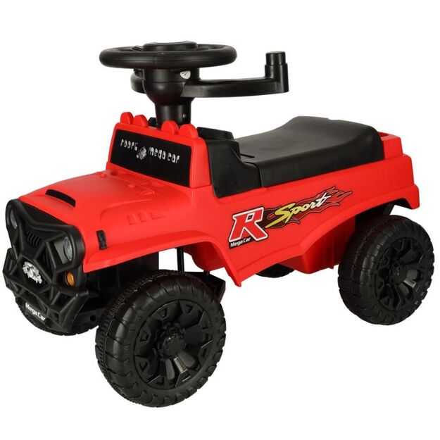 Ride-on car - pusher with sounds and lights, red 4943