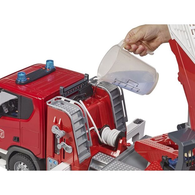 BRUDER 03591 fire truck Scania R with water pump