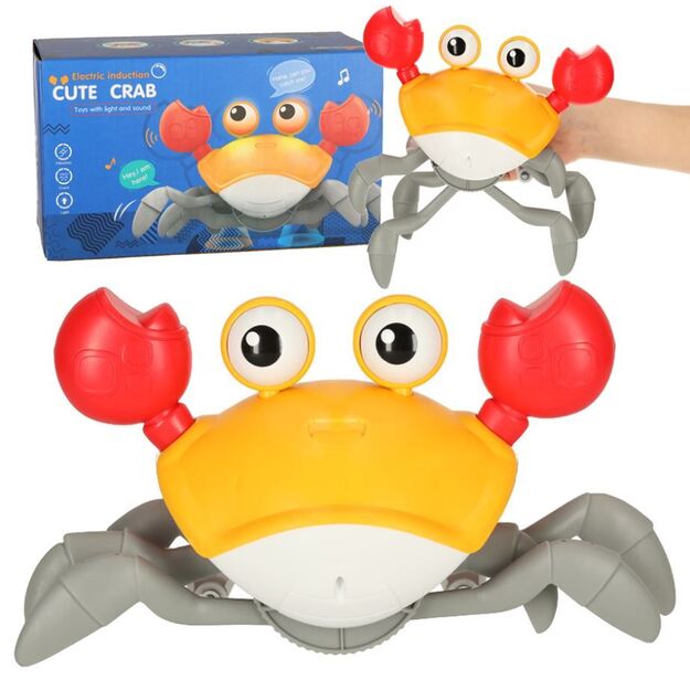 Interactive walking crab with sounds