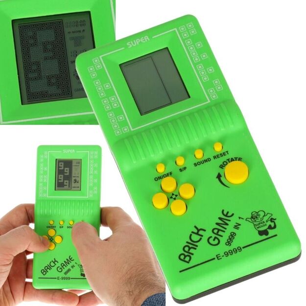 Elektroninis žaidimas Tetris (žalias)
