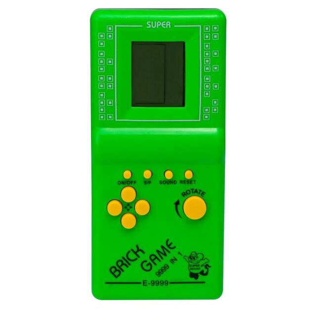 Elektroninis žaidimas Tetris (žalias)