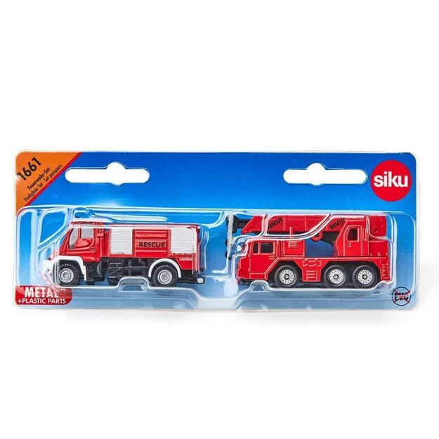 Metal fire trucks SIKU 1661