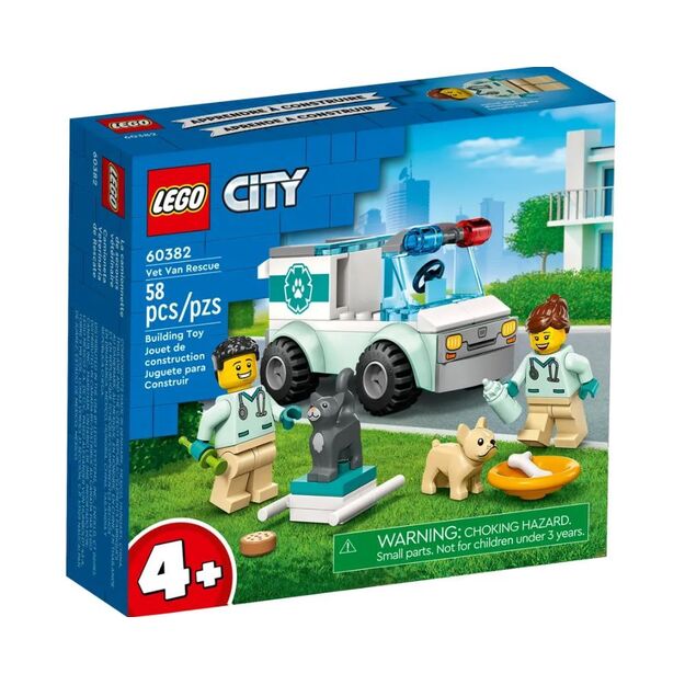 LEGO City 60382 Gyvūnėlių greitoji pagalba
