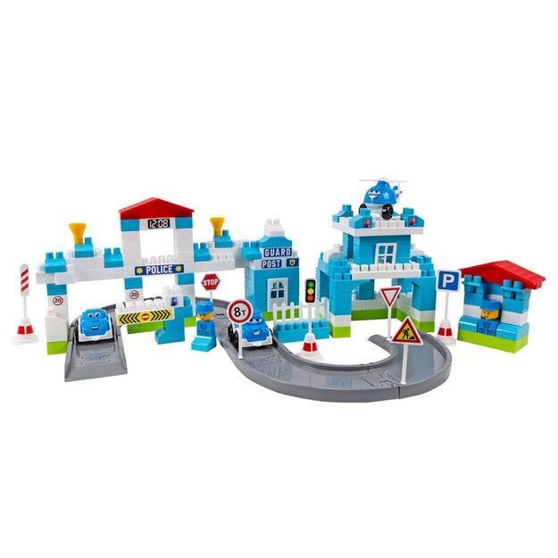 Constructor for children - Police station 180 parts