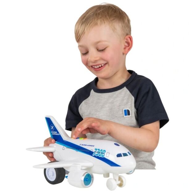 Large airplane with sounds and lights 5017