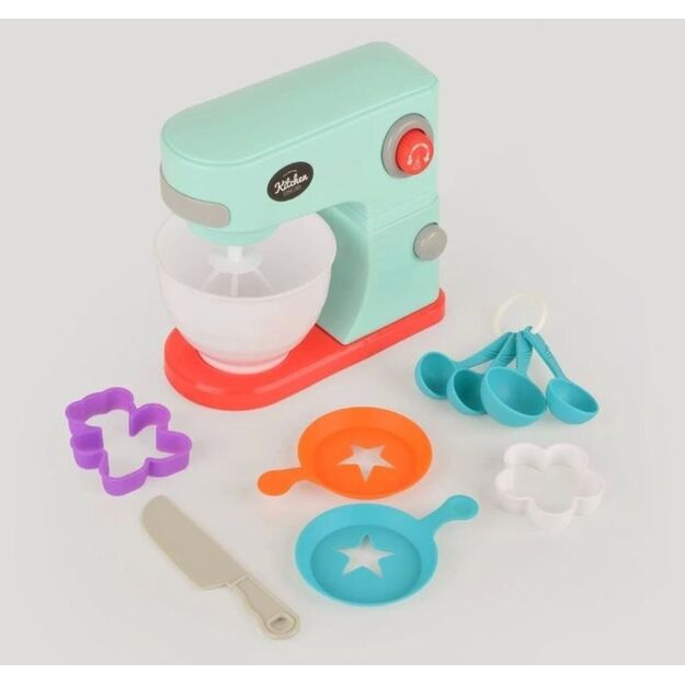Žaislinis virtuvės maišytuvas su priedais 5019