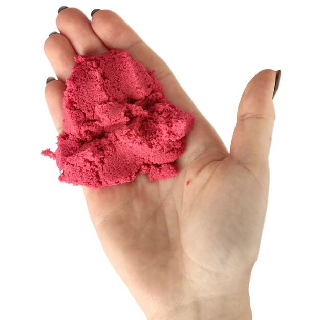 Kinetinis smėlis 1kg (rožinė spalva)