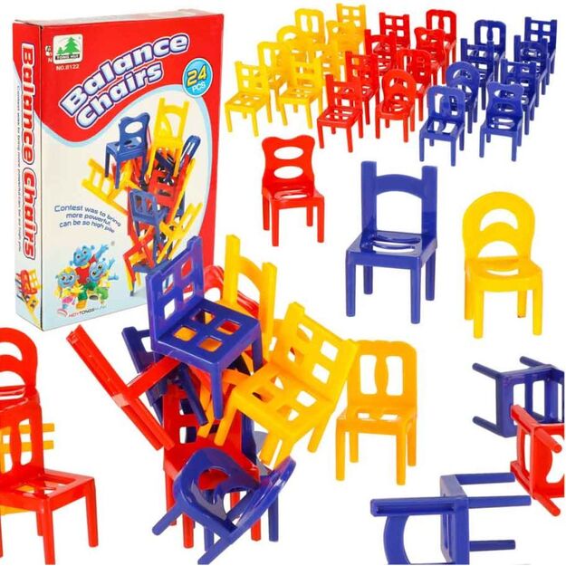 Stalo žaidimas - krentančios kėdės