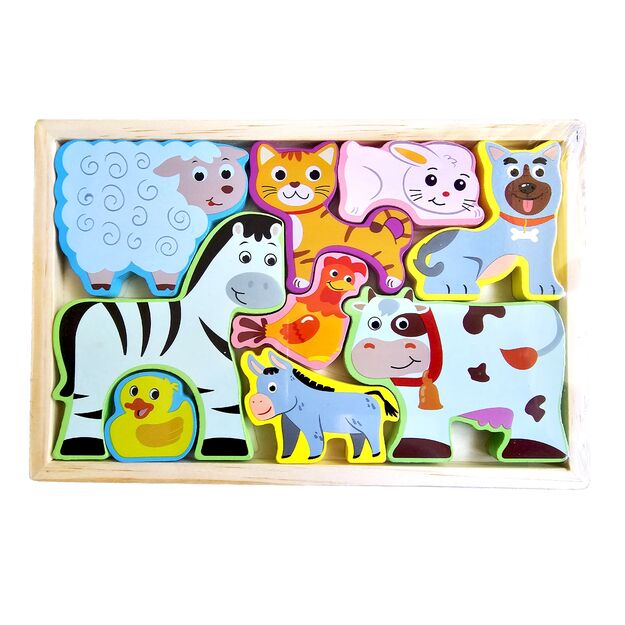 Wooden puzzle - find the right place for Animal 5060