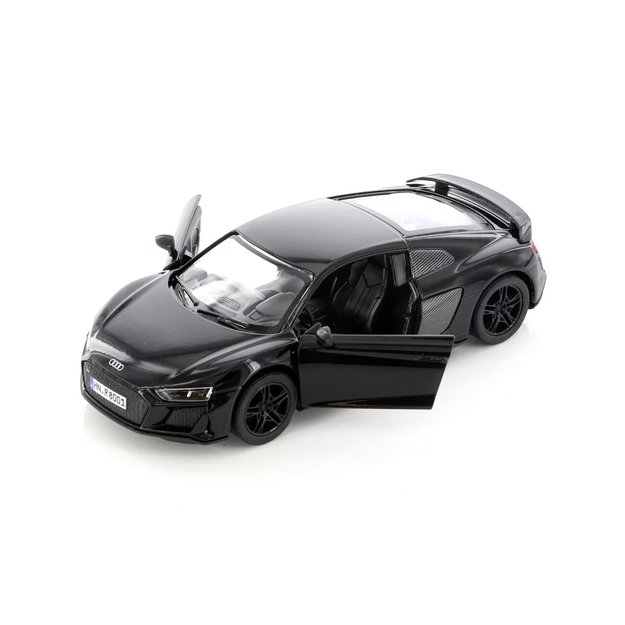 KiNSMART automobilis, 2020 Audi R8 Coupé, juoda
