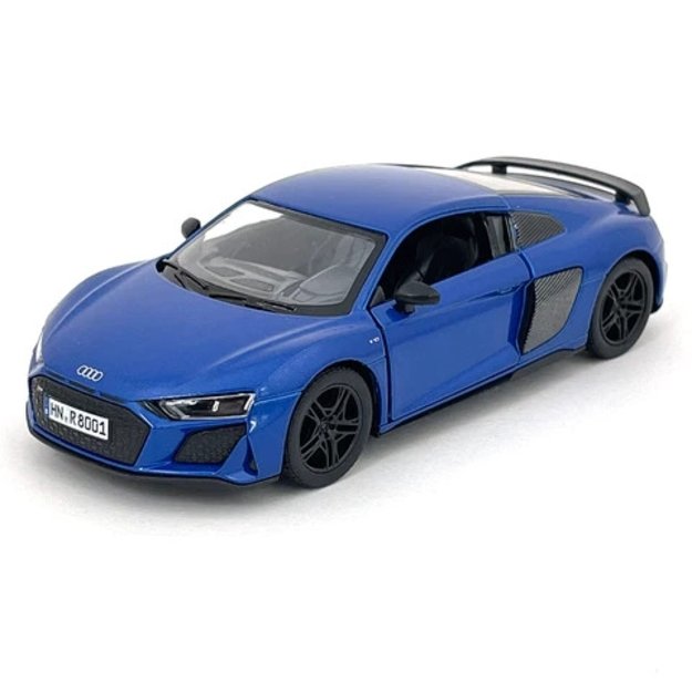 KiNSMART automobilis, 2020 Audi R8 Coupé, mėlyna