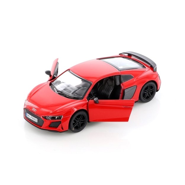 KiNSMART automobilis, 2020 Audi R8 Coupé, raudona